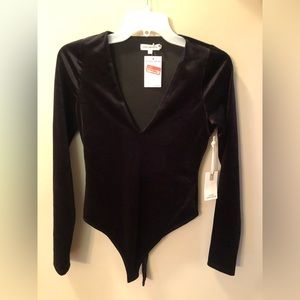 Good American Velvet Bodysuit